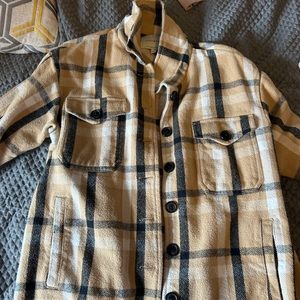 Lucky brand think flannel jacket